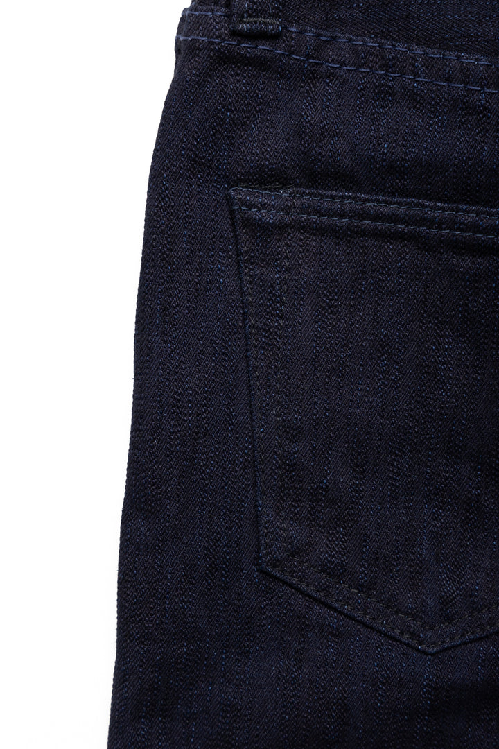 1167-WID 13oz Stretch Denim Relaxed Tapered - Double Indigo