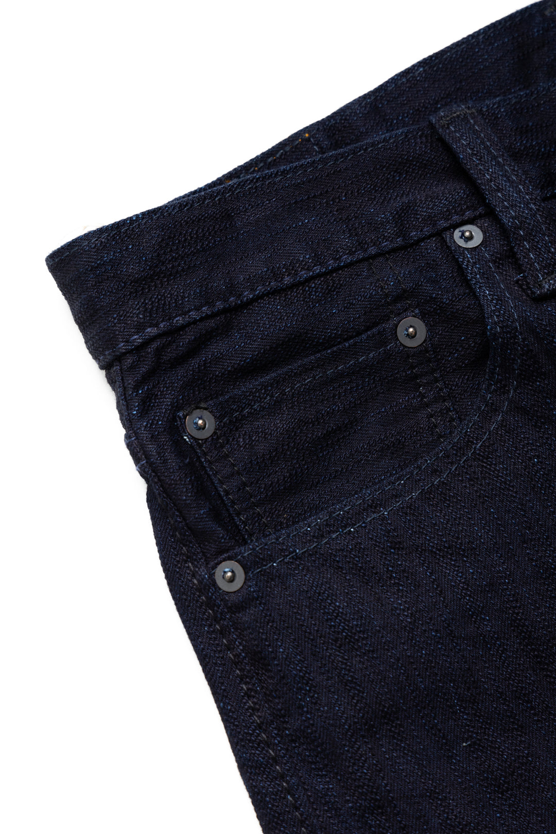 1167-WID 13oz Stretch Denim Relaxed Tapered - Double Indigo