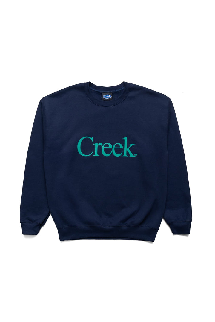 Crewneck Sweatshirt - Navy x Green