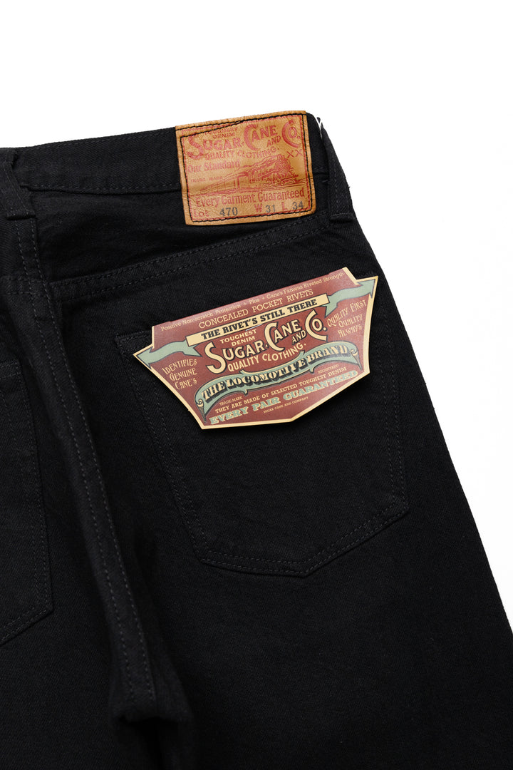 SC41470 13oz Black Denim TYPE-lll Model Slim Fit