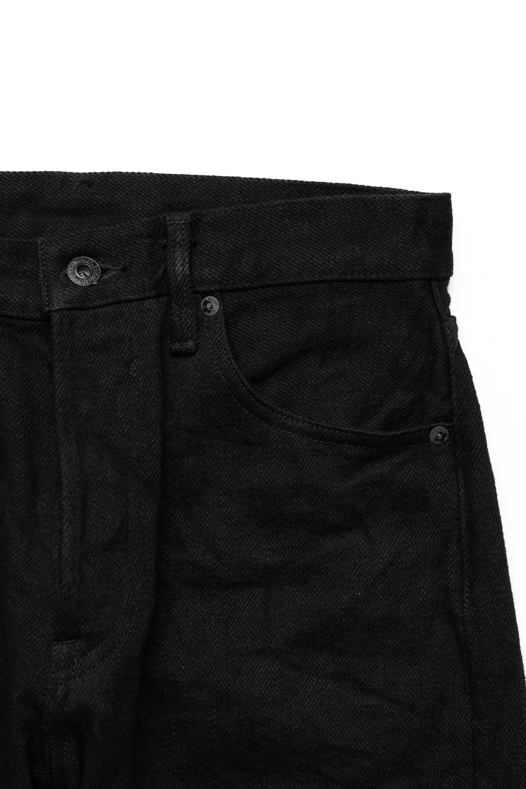 288ZR-BKBK 20oz Secret Denim Regular Straight - Black x Black