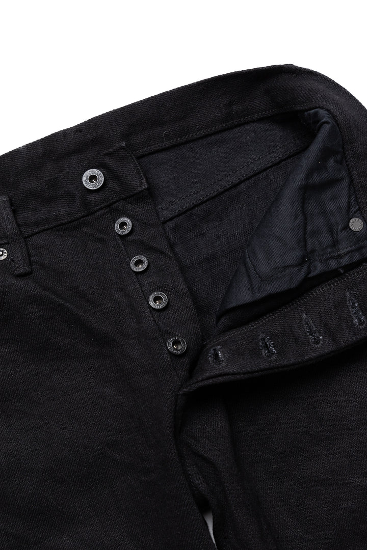 288ZR-BKBK 20oz Secret Denim Regular Straight - Black x Black