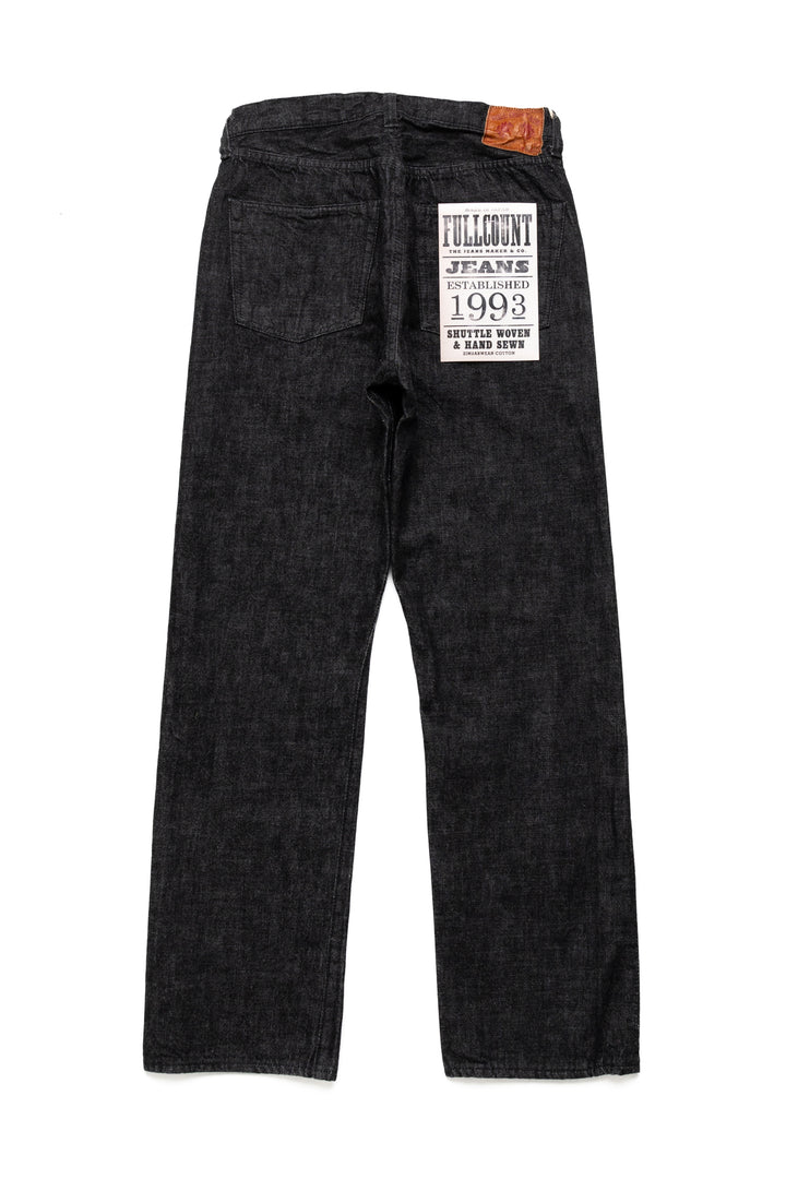 1101BK 13.75oz Black Denim - Straight