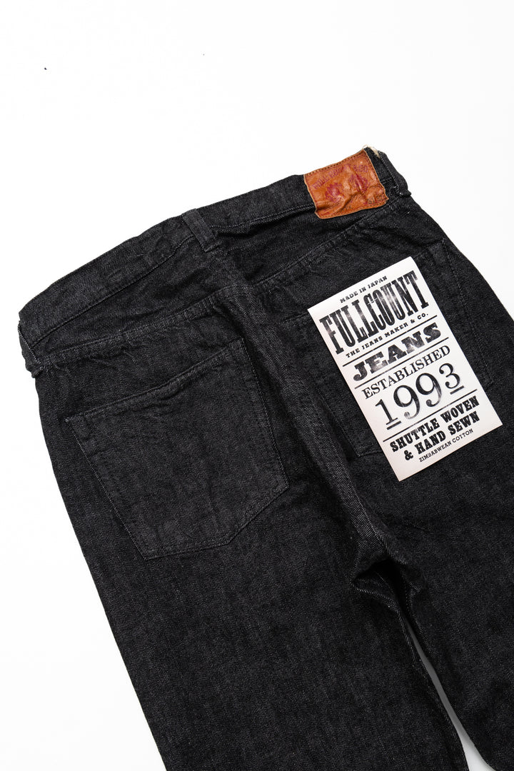 1101BK 13.75oz Black Denim - Straight