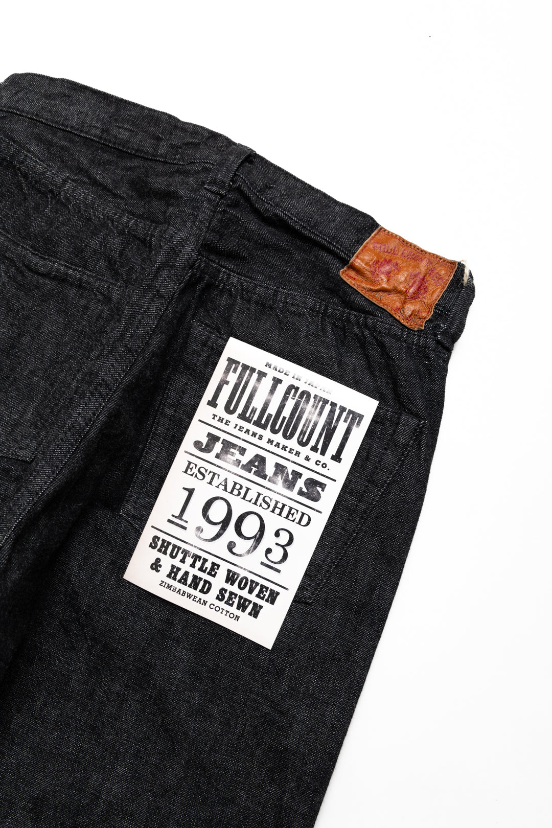 1101BK 13.75oz Black Denim - Straight