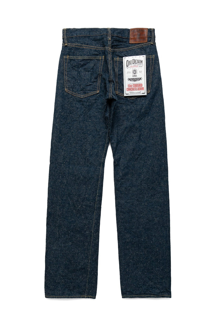 266-CCD 15oz Crushed Concrete Denim Relax Straight