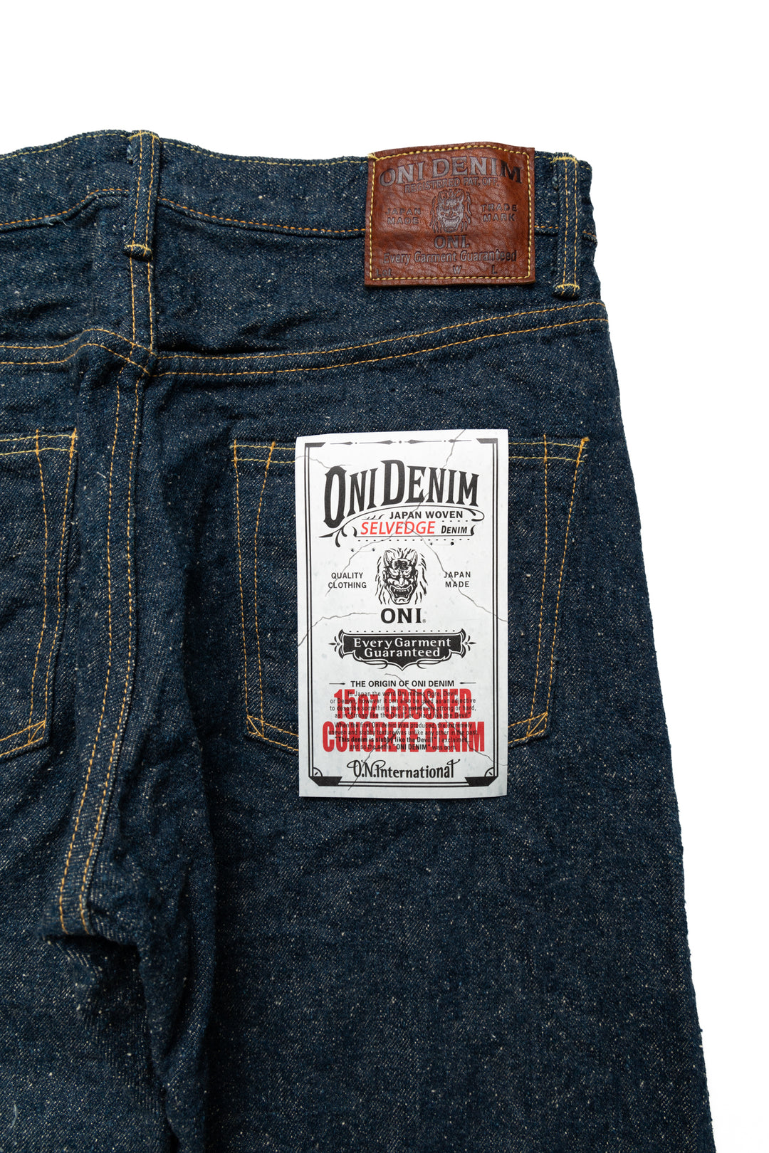 266-CCD 15oz Crushed Concrete Denim Relax Straight