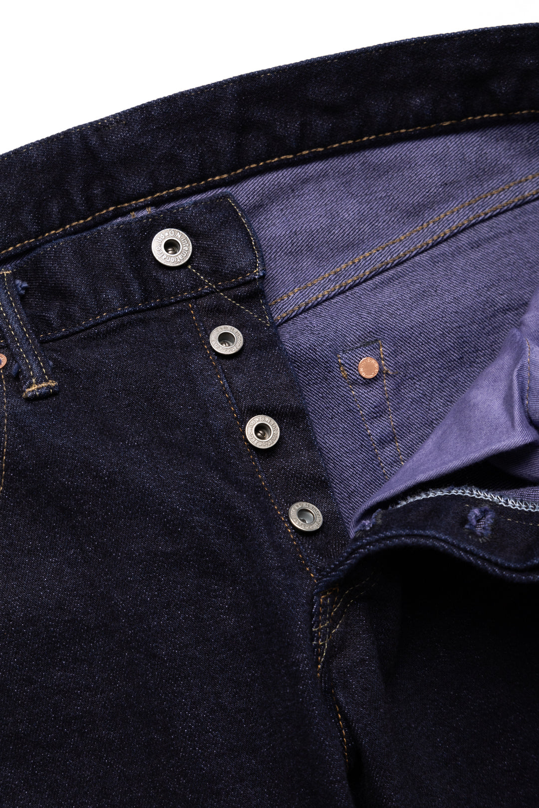 ONI-122S-VIOLET 15oz Slub Stretch Denim Relaxed Tapered - VIOLET