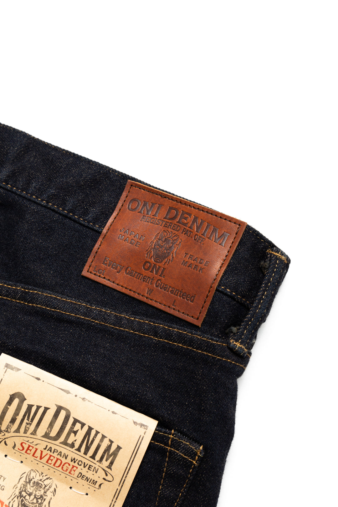 ONI-122S-MOCA 15oz Slub Stretch Denim Relaxed Tapered - MOCA