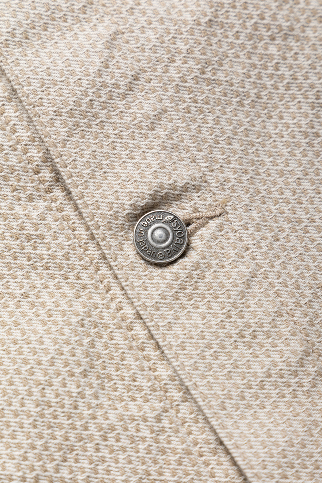 Sashiko Type 3 Jacket - Ivory x Beige