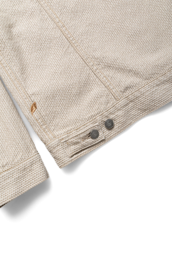 Sashiko Type 3 Jacket - Ivory x Beige