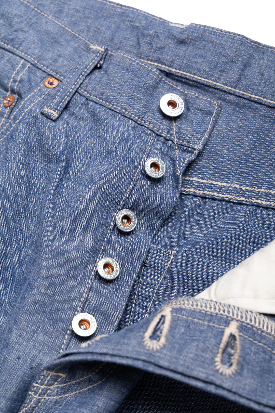 200-HCSV 8oz Selvedge Chambray Wide Straight