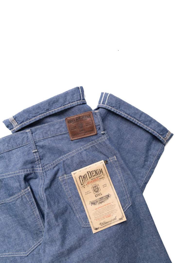 200-HCSV 8oz Selvedge Chambray Wide Straight