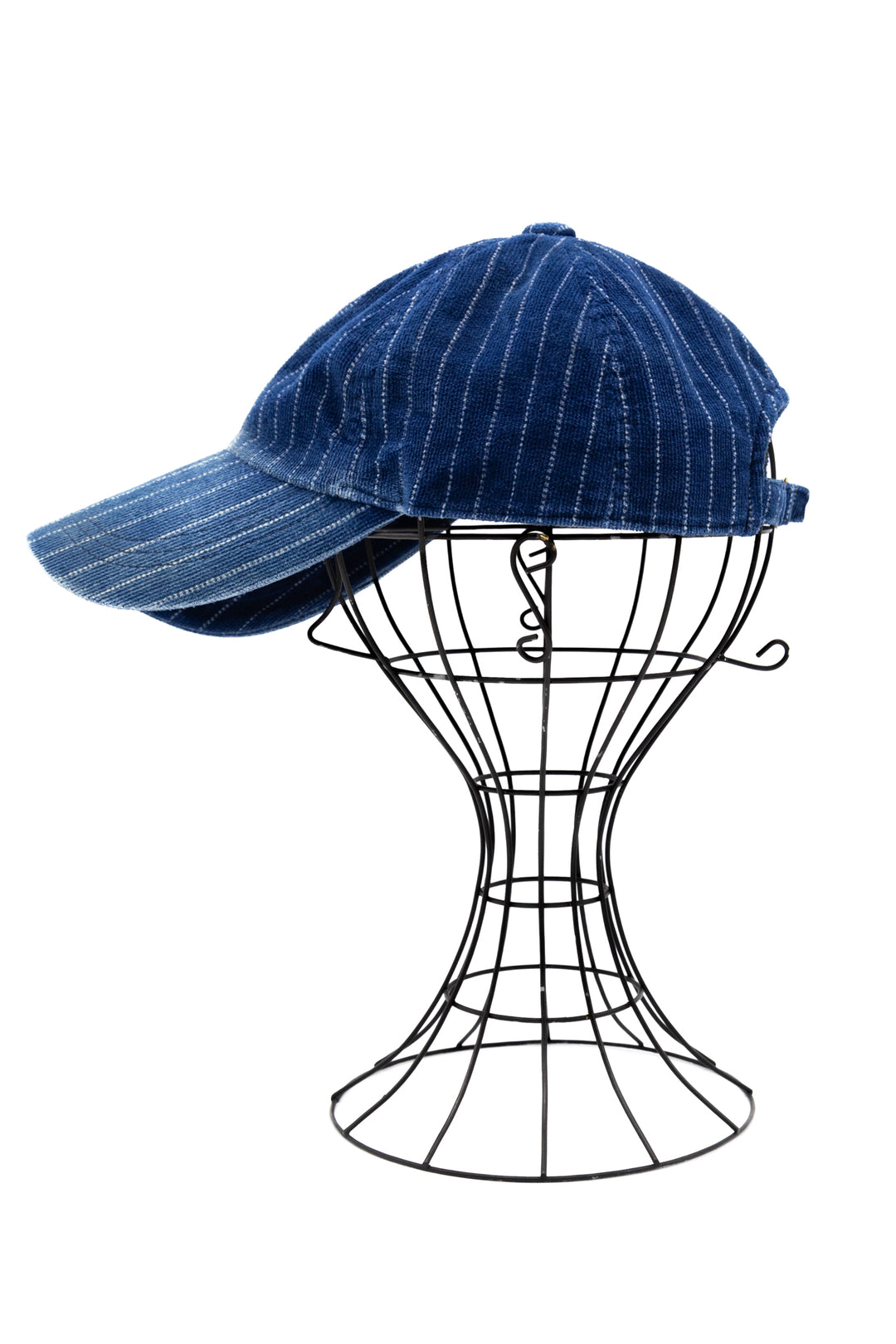 Indigo Wabash Corduroy Baseball Cap - Indigo Hardwash