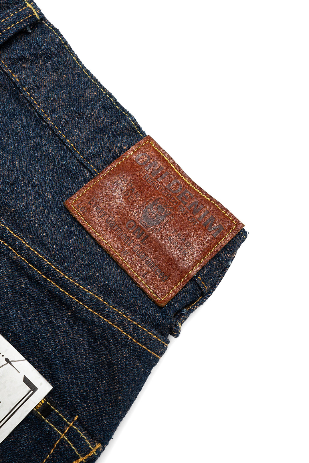 200-CCD-MOCA 15oz Crushed Concrete Denim Wide Straight - Indigo x Moca