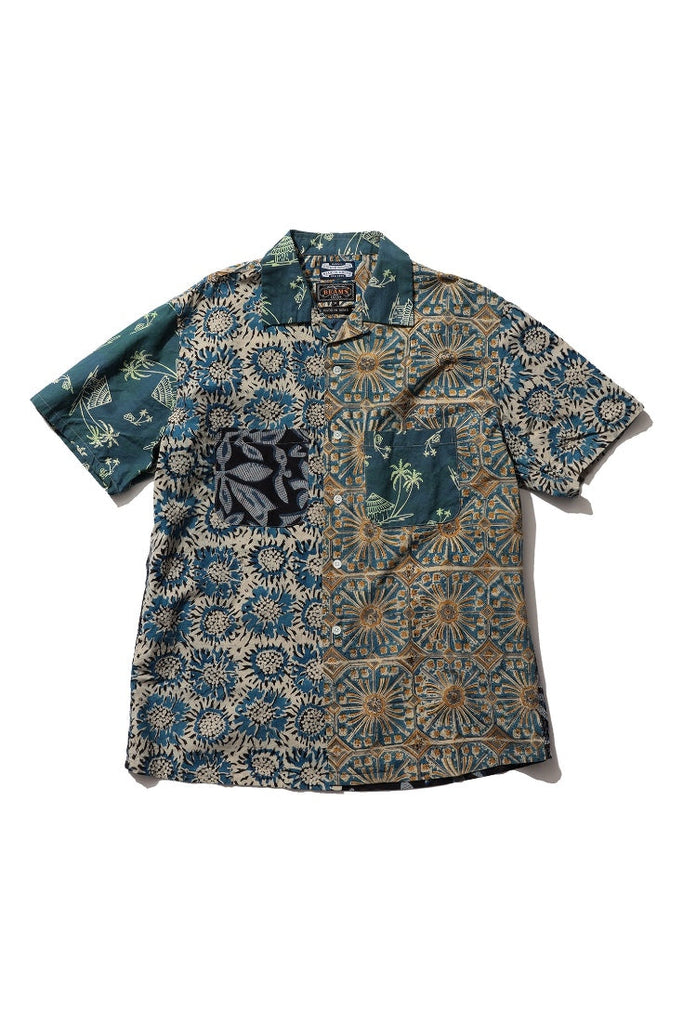 BEAMS PLUS x Single Double x BiG Open Collar Short Sleeve