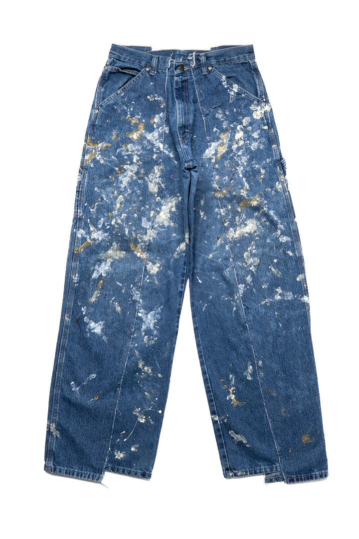 OP-519 Painted Baggy Carpenter Pants (S)