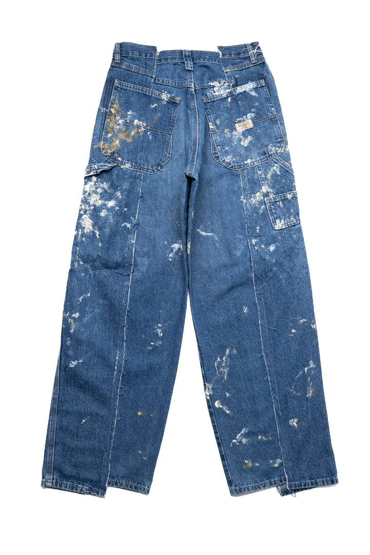OP-519 Painted Baggy Carpenter Pants (S)