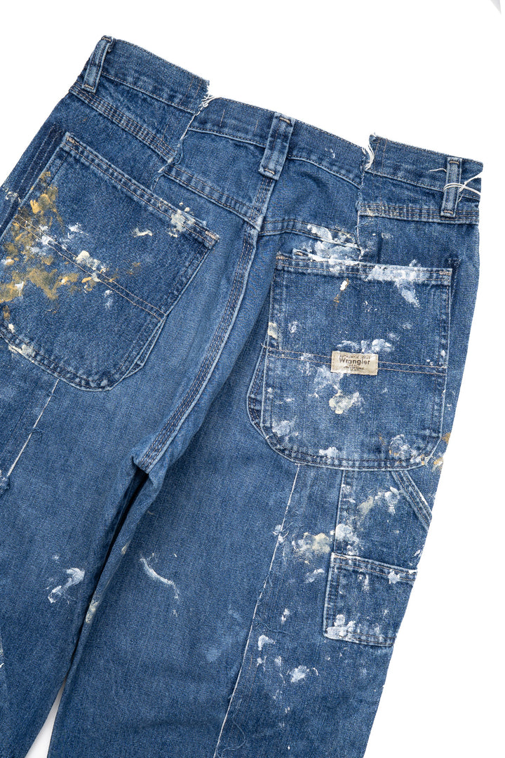 OP-519 Painted Baggy Carpenter Pants (S)