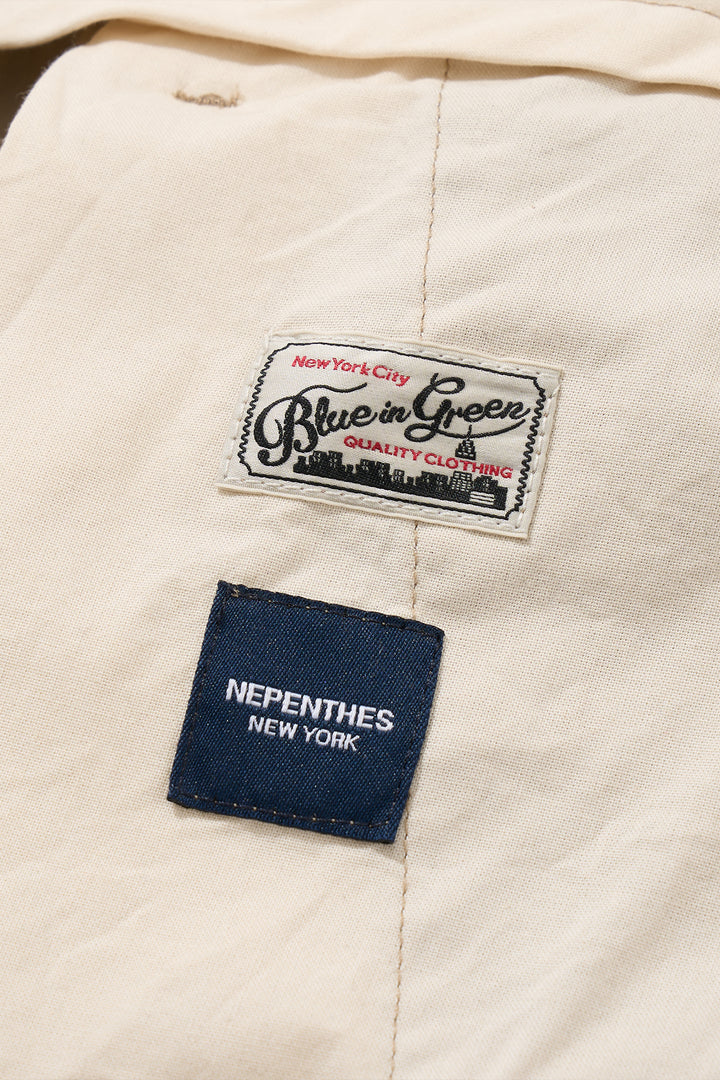 Bontan Shorts for Nepenthes NY and Blue in Green - Khaki