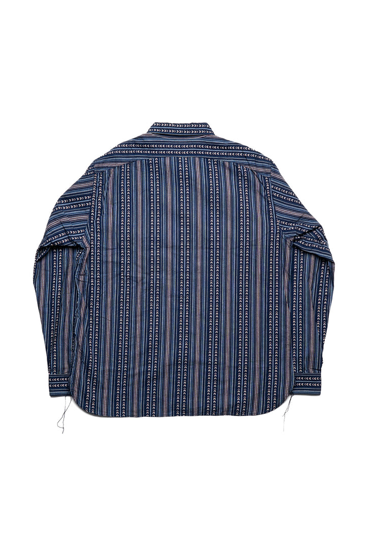 Native American Indigo Stripe Work Shirt